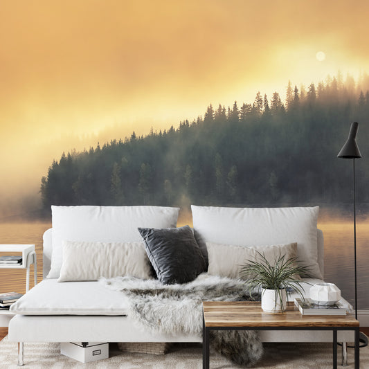 Fototapete Wald Im Nebel