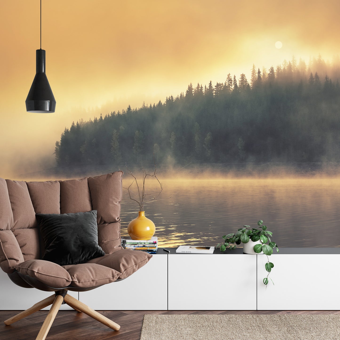 Fototapete Wald Im Nebel