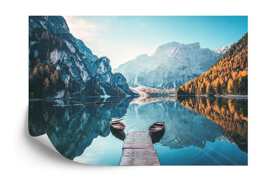 Fototapete Pragser Wildsee In Italien
