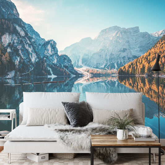 Fototapete Pragser Wildsee In Italien