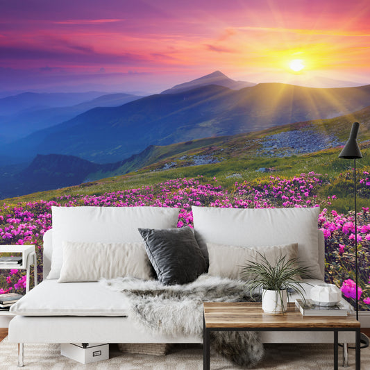 Fototapete Land Blumen