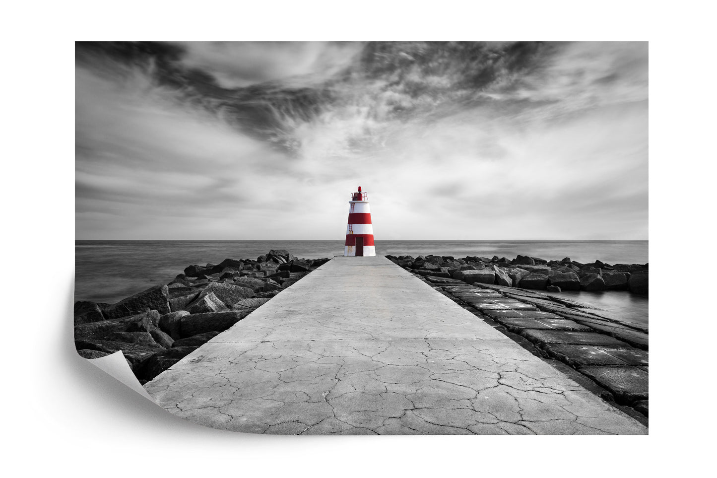 Fototapete Land Meer