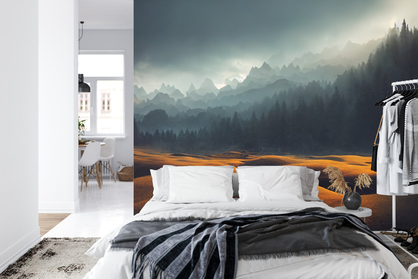Fototapete Atemberaubende Naturberglandschaft, 3D