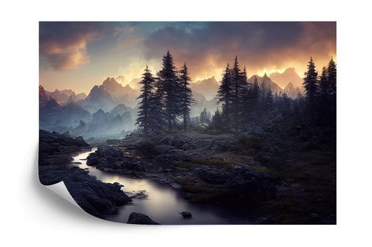 Fototapete Breathtaking Nature Mountain Landscape, 3D