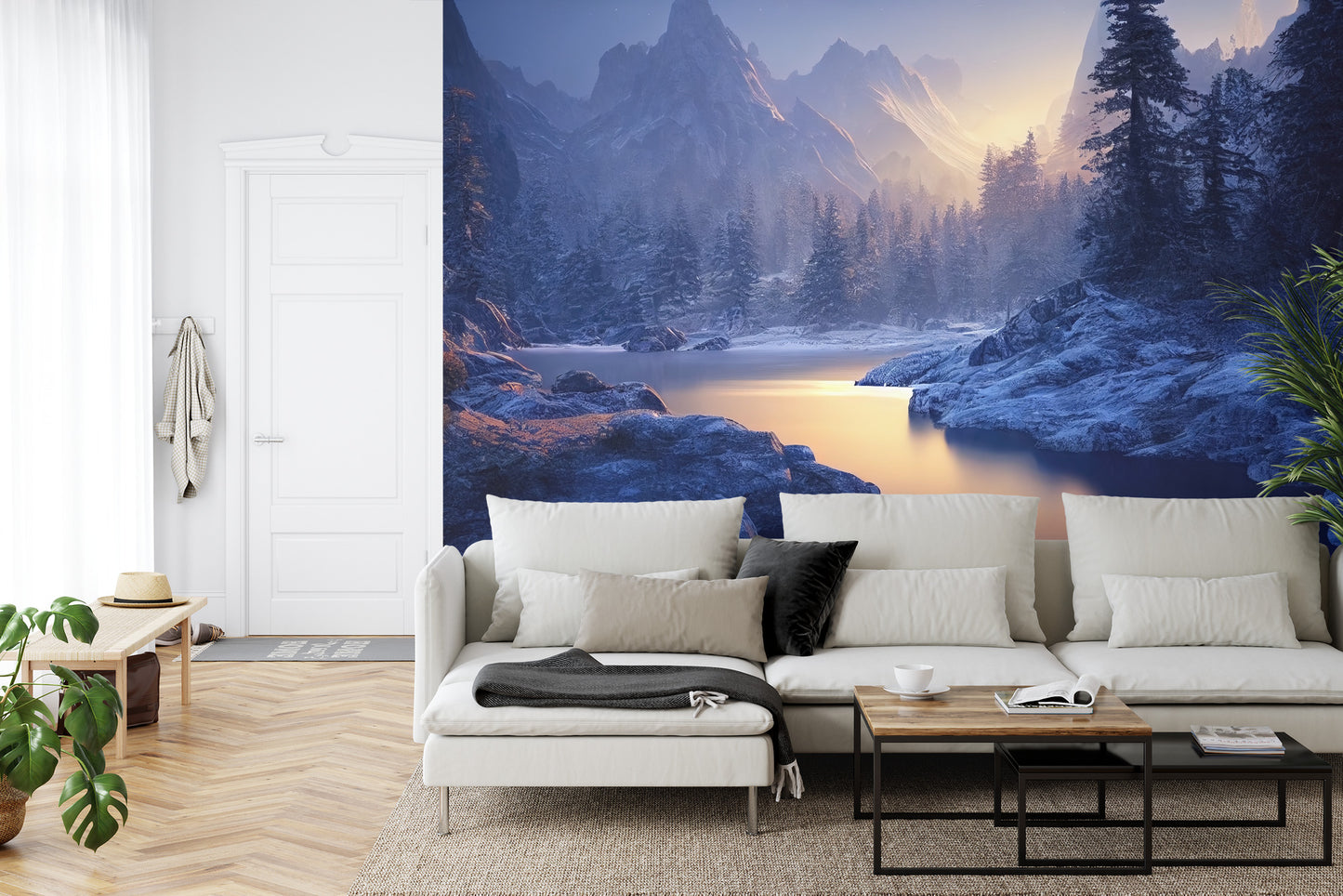 Fototapete Atemberaubende Naturberglandschaft, 3D
