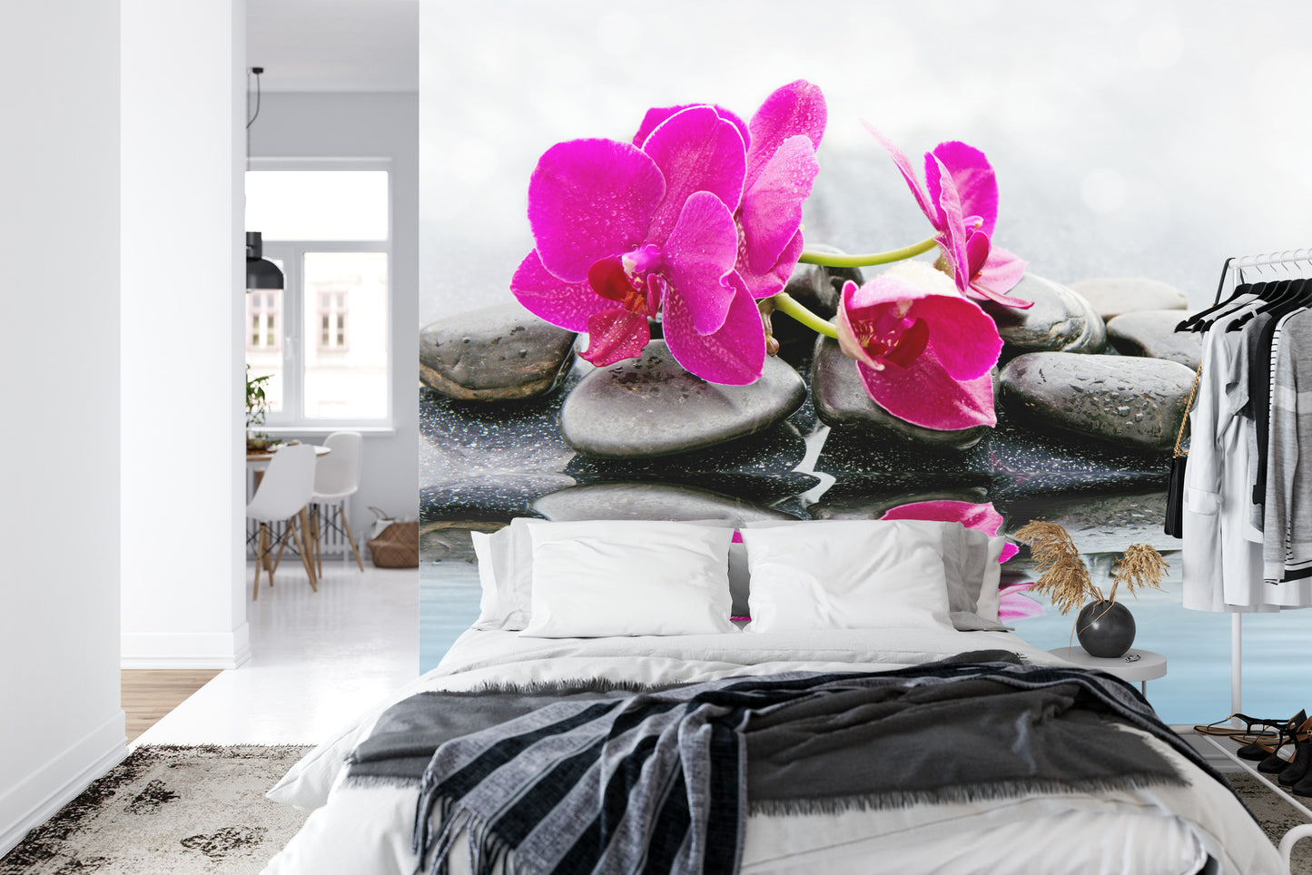 Fototapete Schöne Orchidee Spa