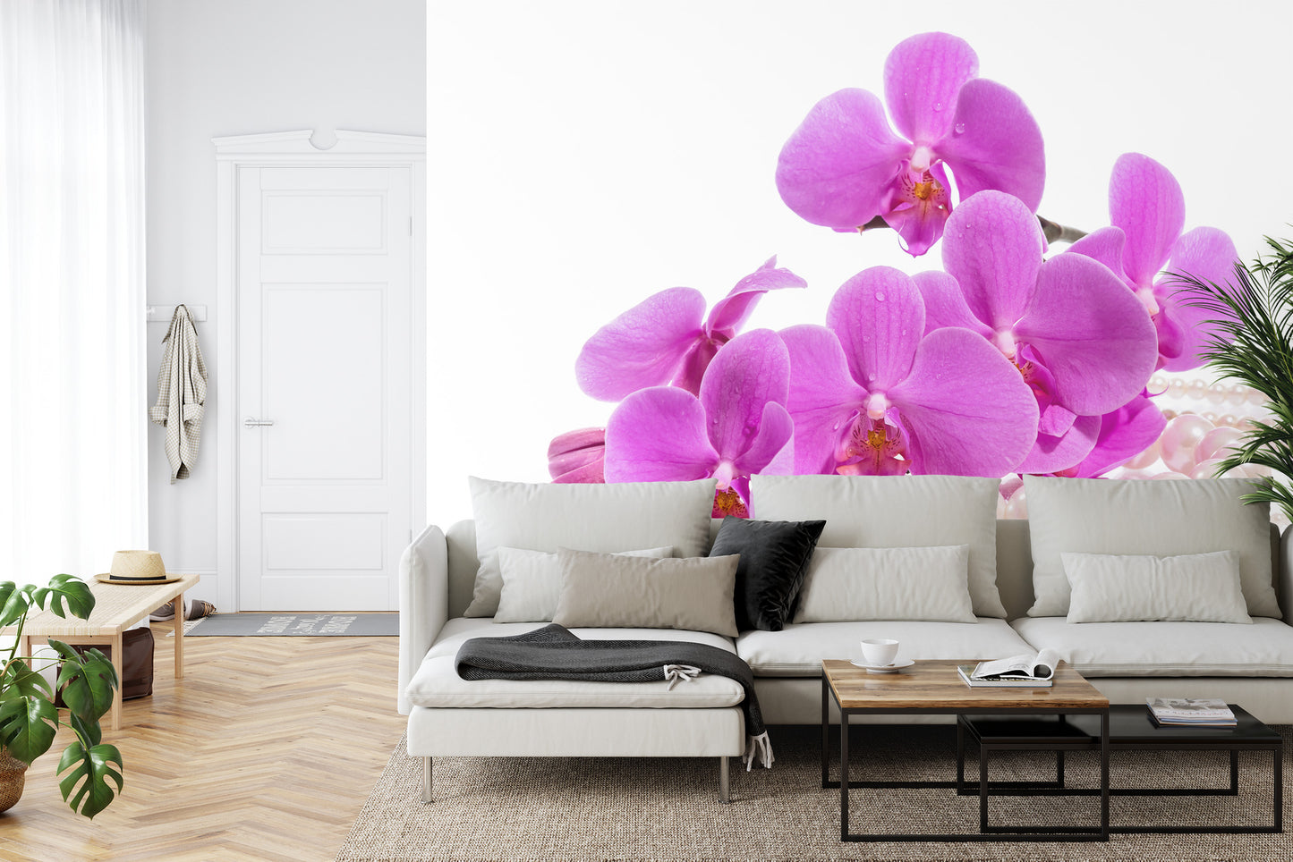 Fototapete Orchideen &amp; Perlen