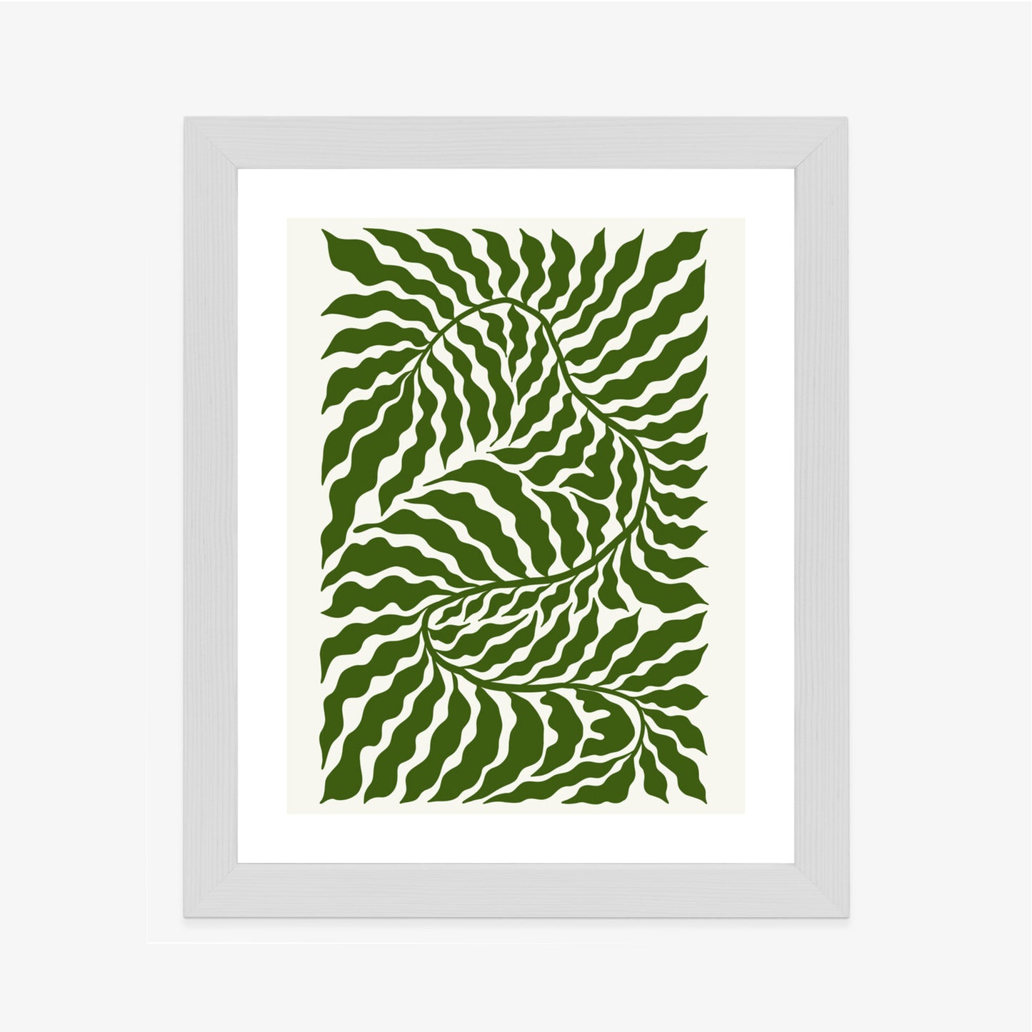 Poster Minimalistische Abstraktion Der Botanischen Komposition