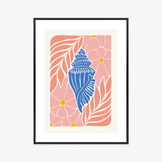 Poster Abstrakte Minimalistische Pflanzen Im Matisse-Stil