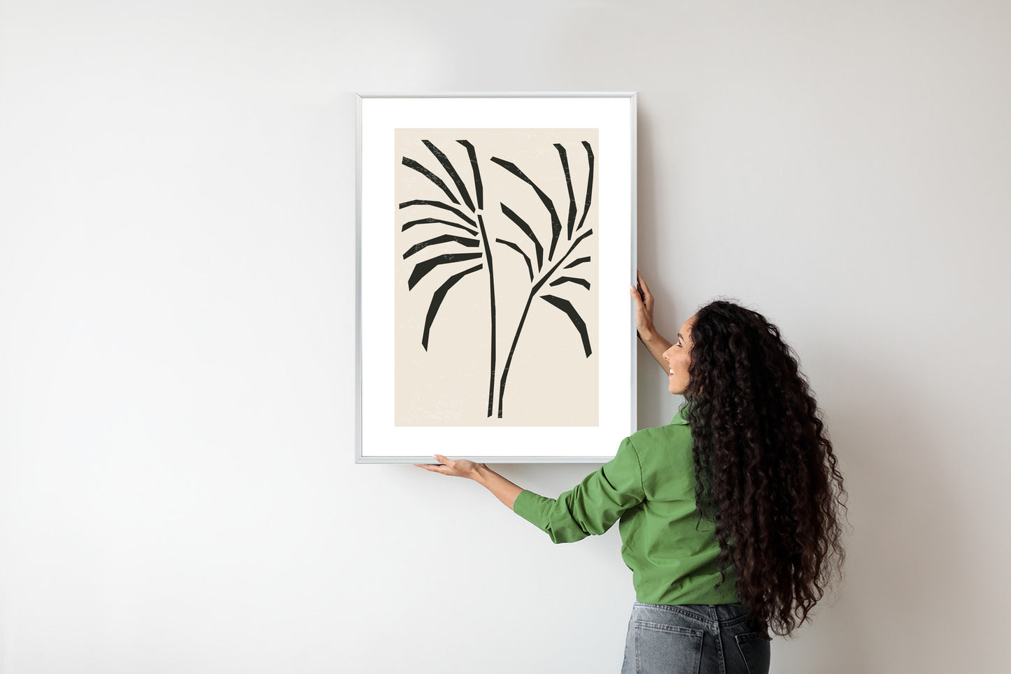 Poster Blätter Im Matisse-Stil