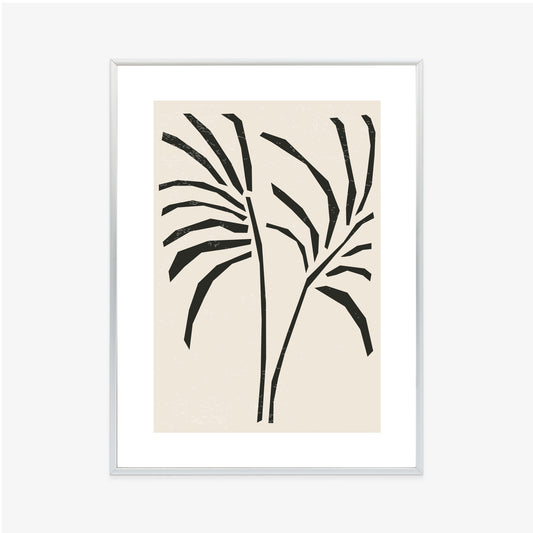 Poster Blätter Im Matisse-Stil