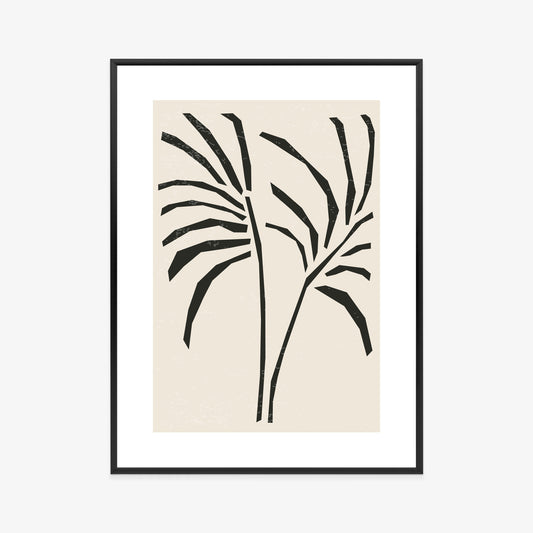 Poster Blätter Im Matisse-Stil