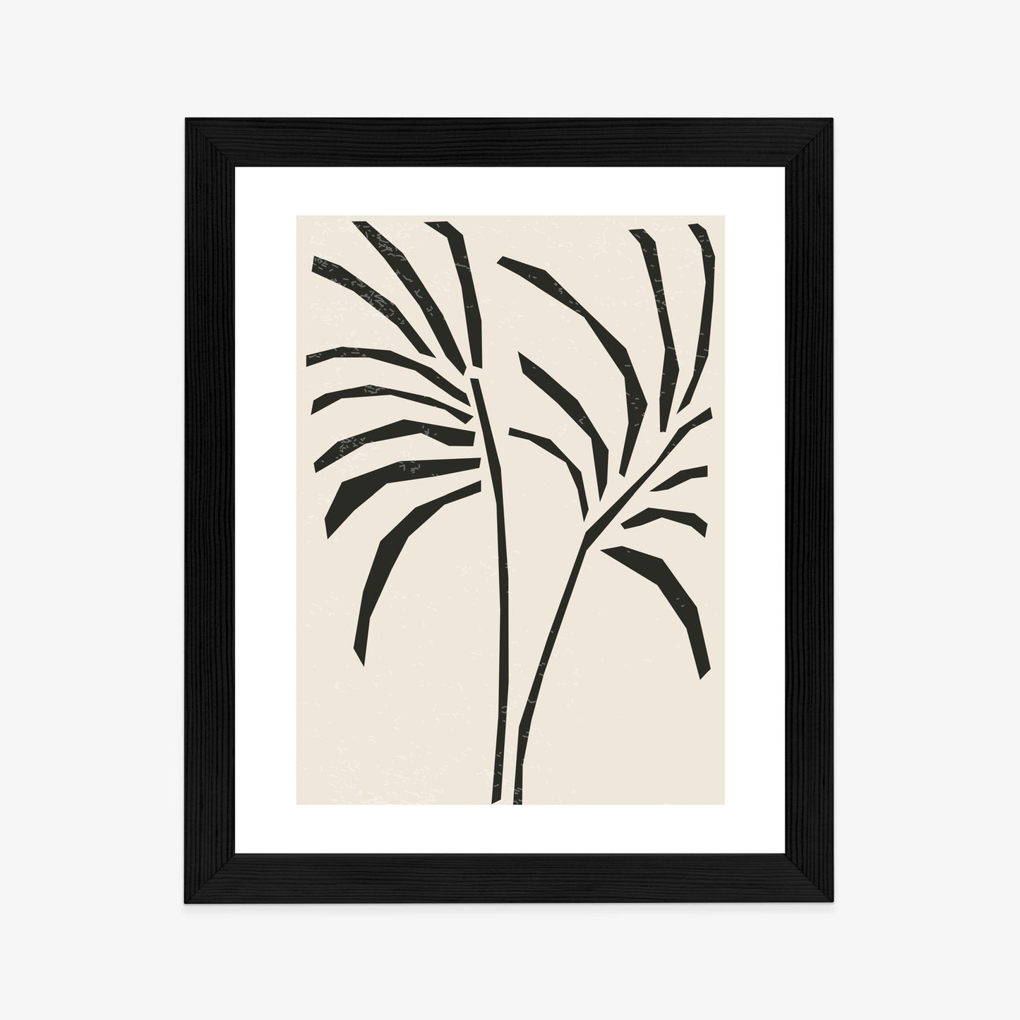 Poster Blätter Im Matisse-Stil