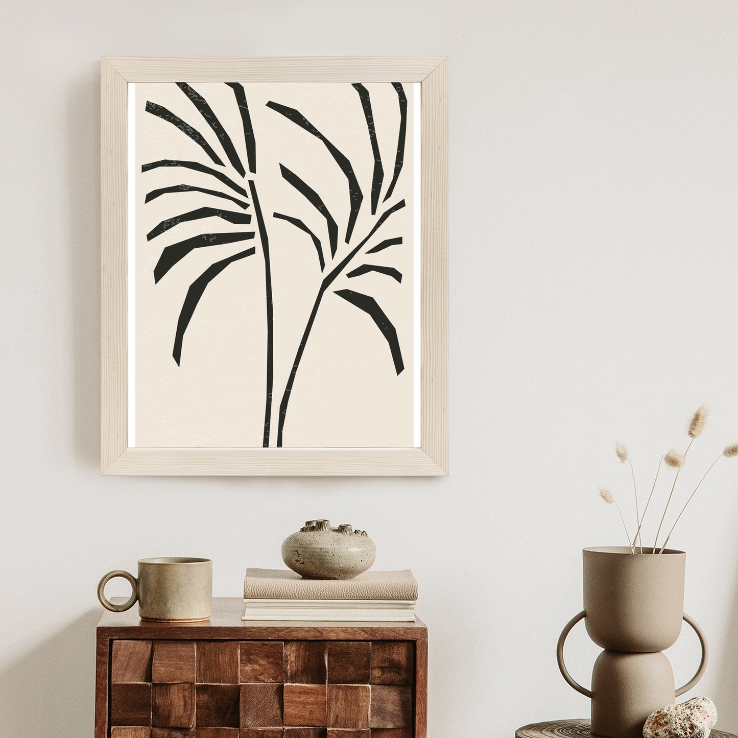 Poster Blätter Im Matisse-Stil