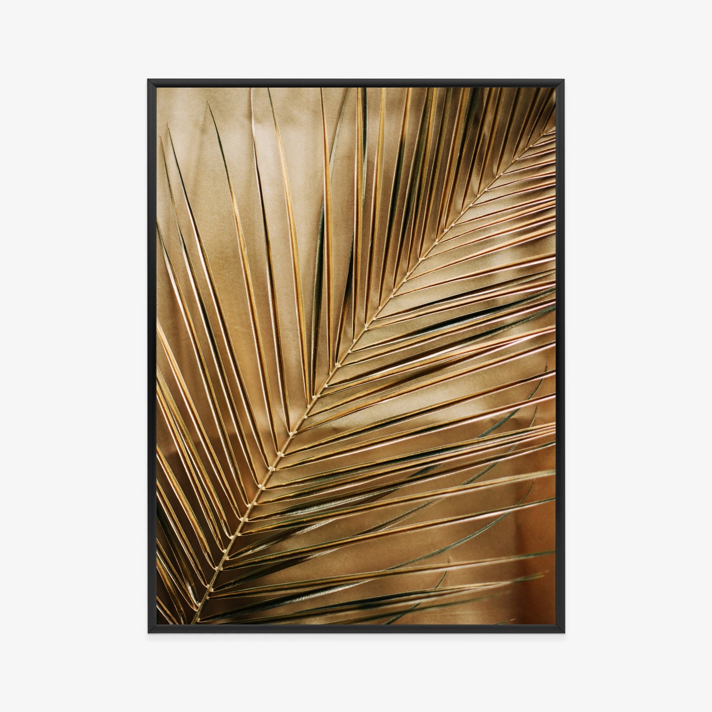 Poster Goldene Palmblätter