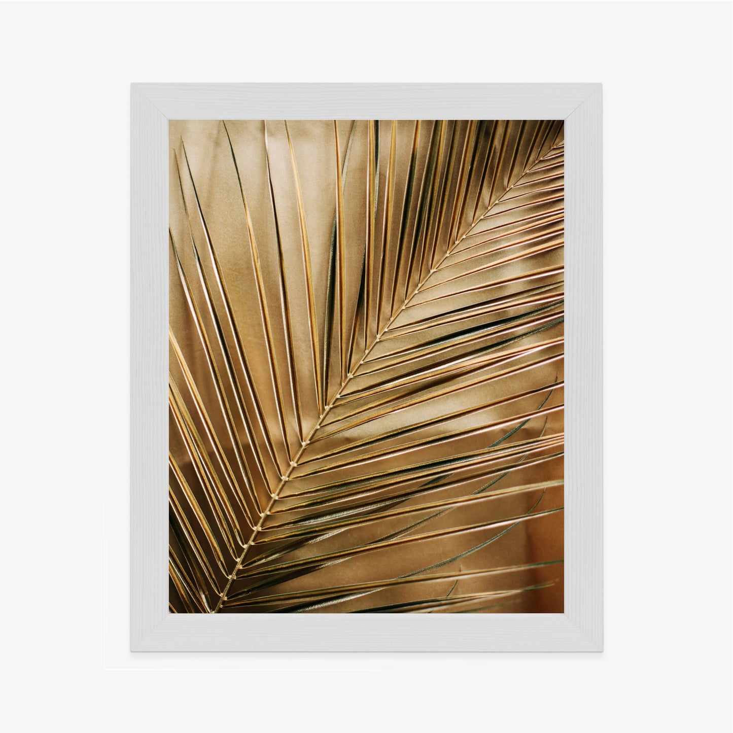 Poster Goldene Palmblätter