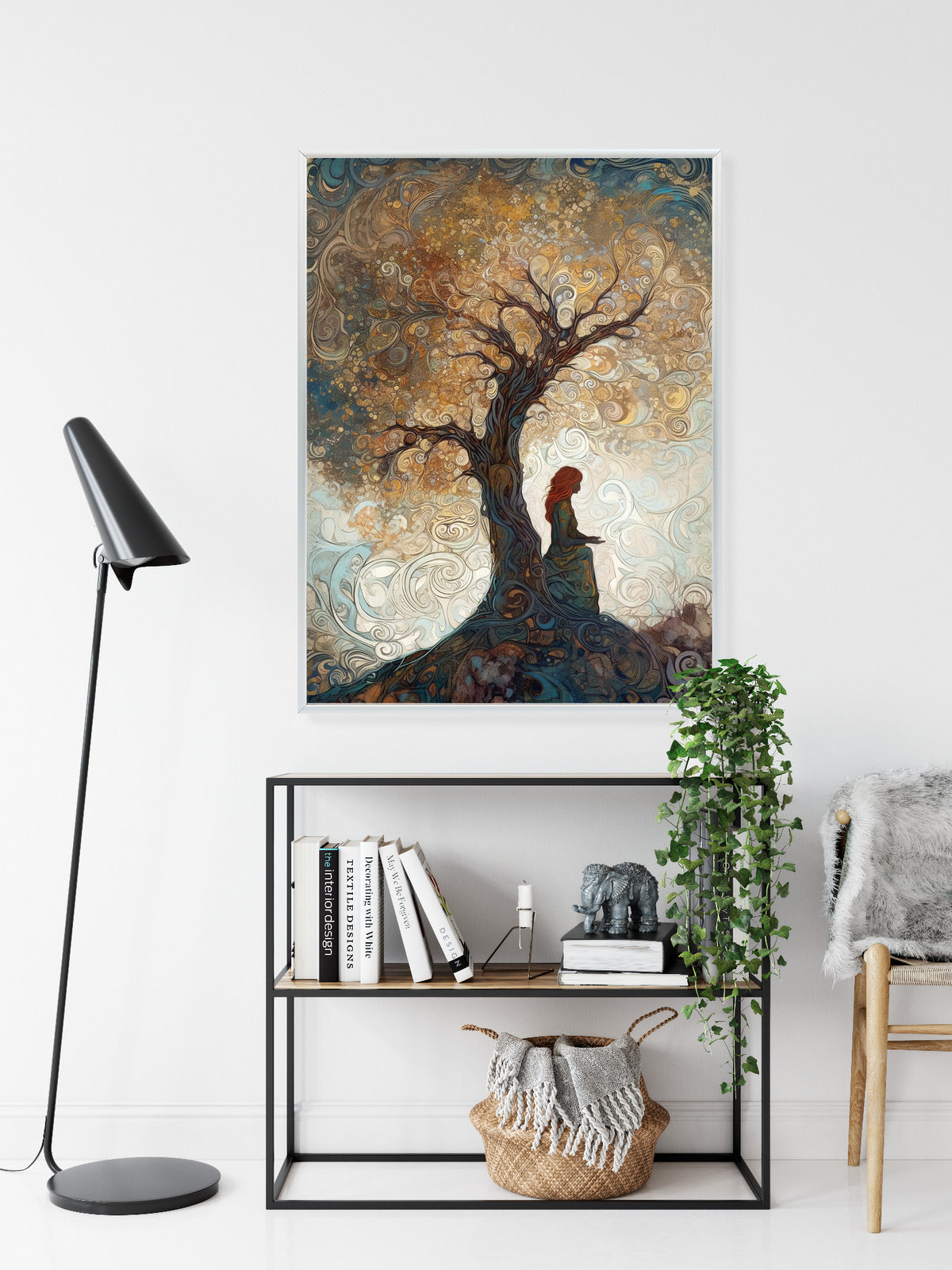 Poster Frau Und Der Baum Des Lebens
