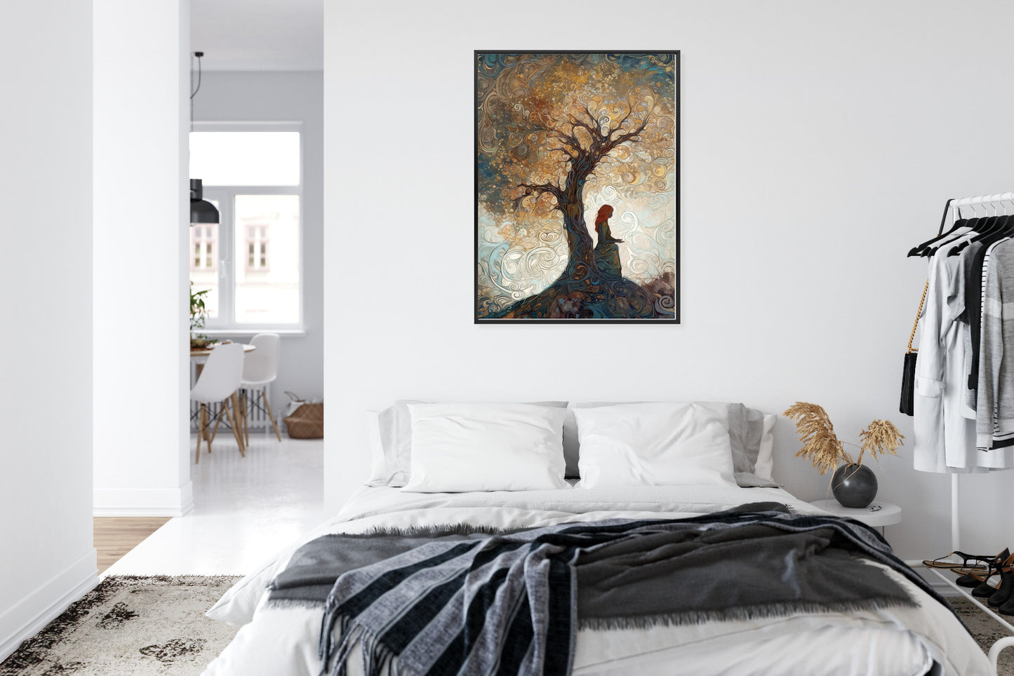 Poster Frau Und Der Baum Des Lebens