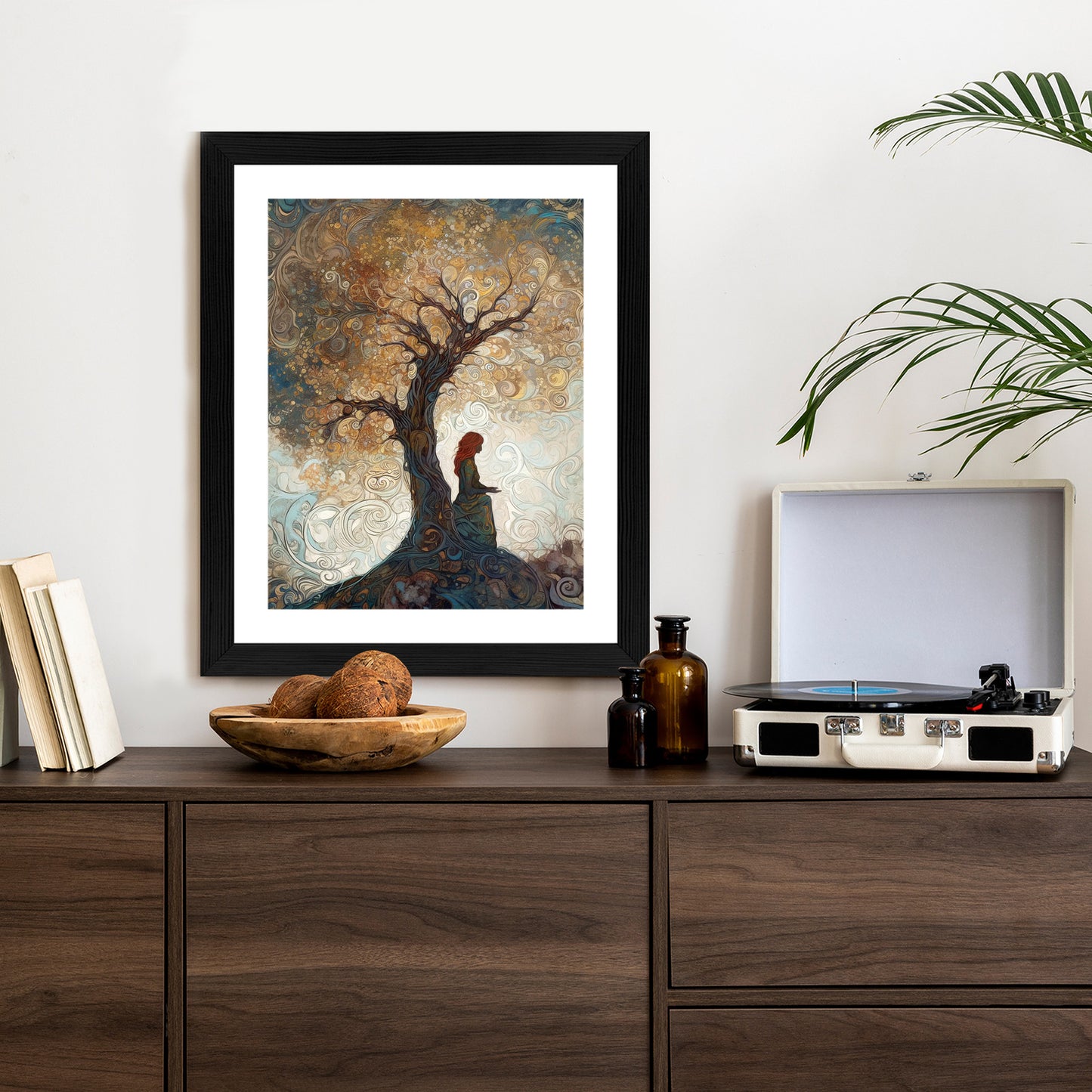 Poster Frau Und Der Baum Des Lebens
