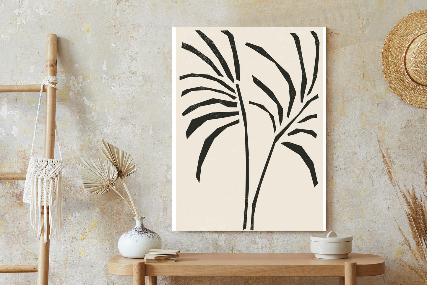 Poster Blätter Im Matisse-Stil