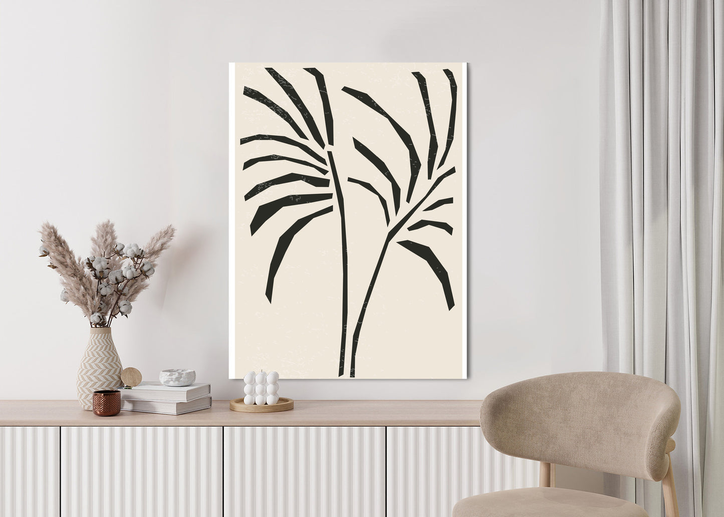 Poster Blätter Im Matisse-Stil