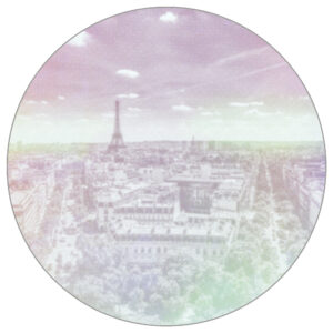 Fototapete Rund Pariser Halbton