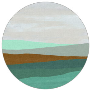 Fototapete Rund Küstenschichten