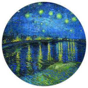 Fototapete Rund Gestirnte Nacht