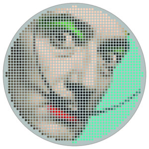 Fototapete Rund Salvador-Ikone