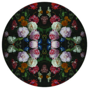 Fototapete Rund Kaleidabluma