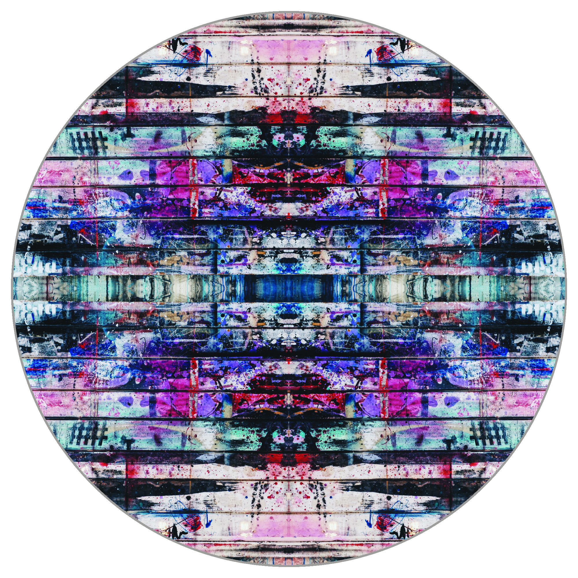 Fototapete Rund Urbanes Kaleidoskop