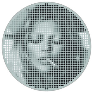 Fototapete Rund Kate-Ikone