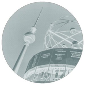 Fototapete Rund Berliner Halbtöne