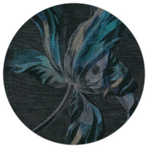 Fototapete Rund Flora Im Negativ