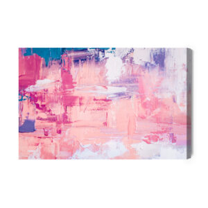 Leinwandbild Abstrakte Und Farbenfrohe Textur