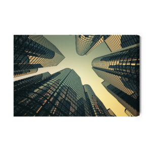 Leinwandbild Moderne Wolkenkratzer