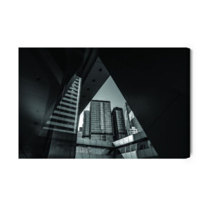 Leinwandbild Schöne Moderne Gebäude