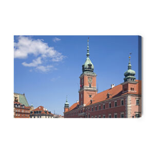 Leinwandbild Warschau An Einem Sonnigen Tag