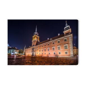 Leinwandbild Königsschloss In Warschau