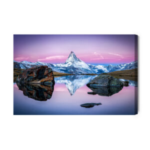 Leinwandbild See In Den Bergen