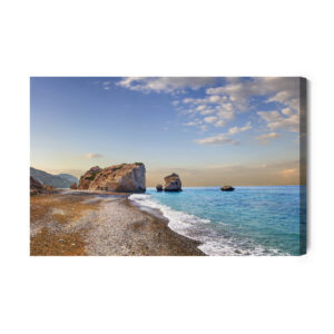 Leinwandbild Felsen Am Meer