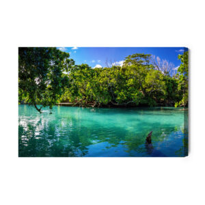 Leinwandbild Tropische Meeresbucht