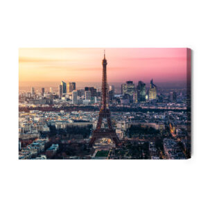 Leinwandbild Panorama Von Paris