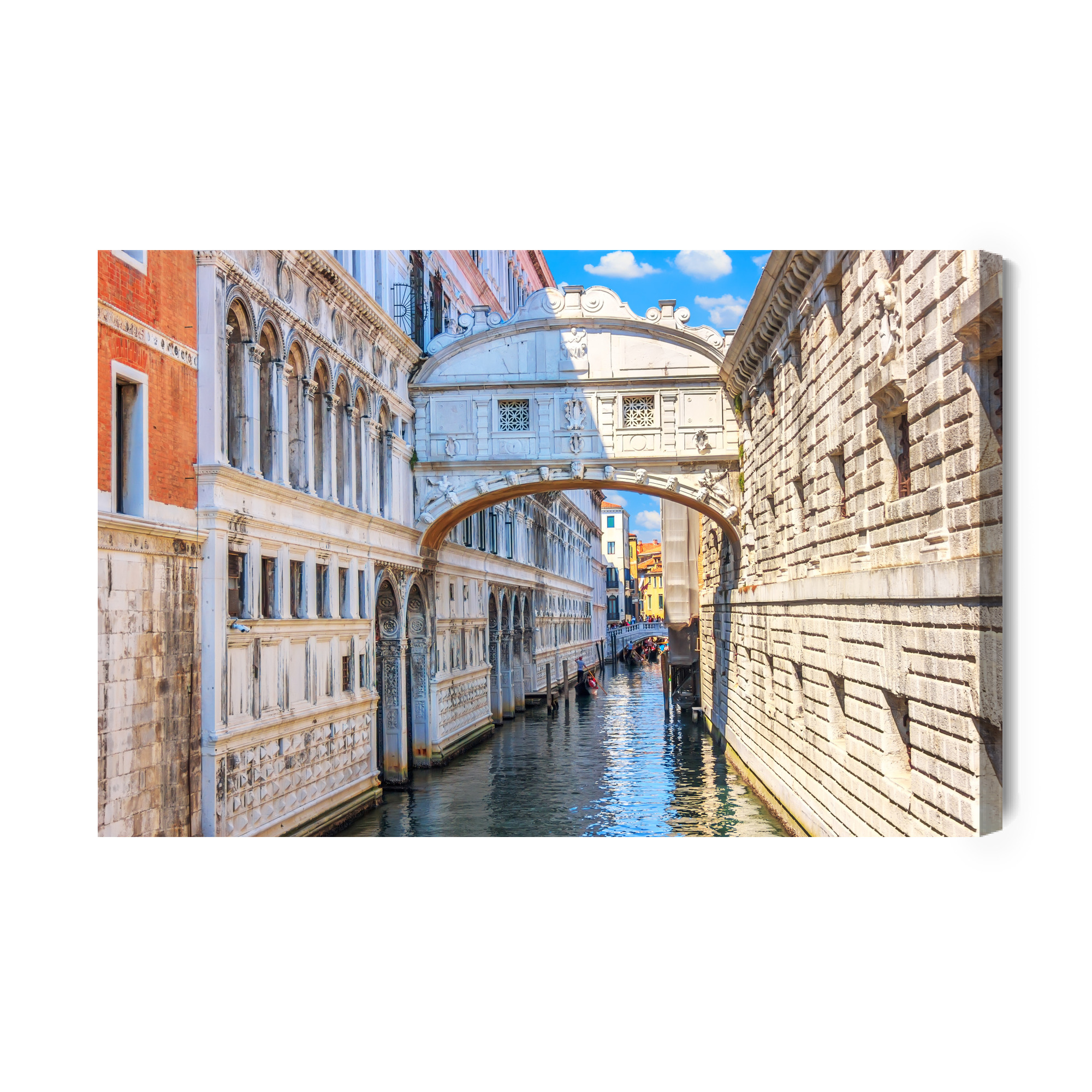 Leinwandbild Brücke In Venedig