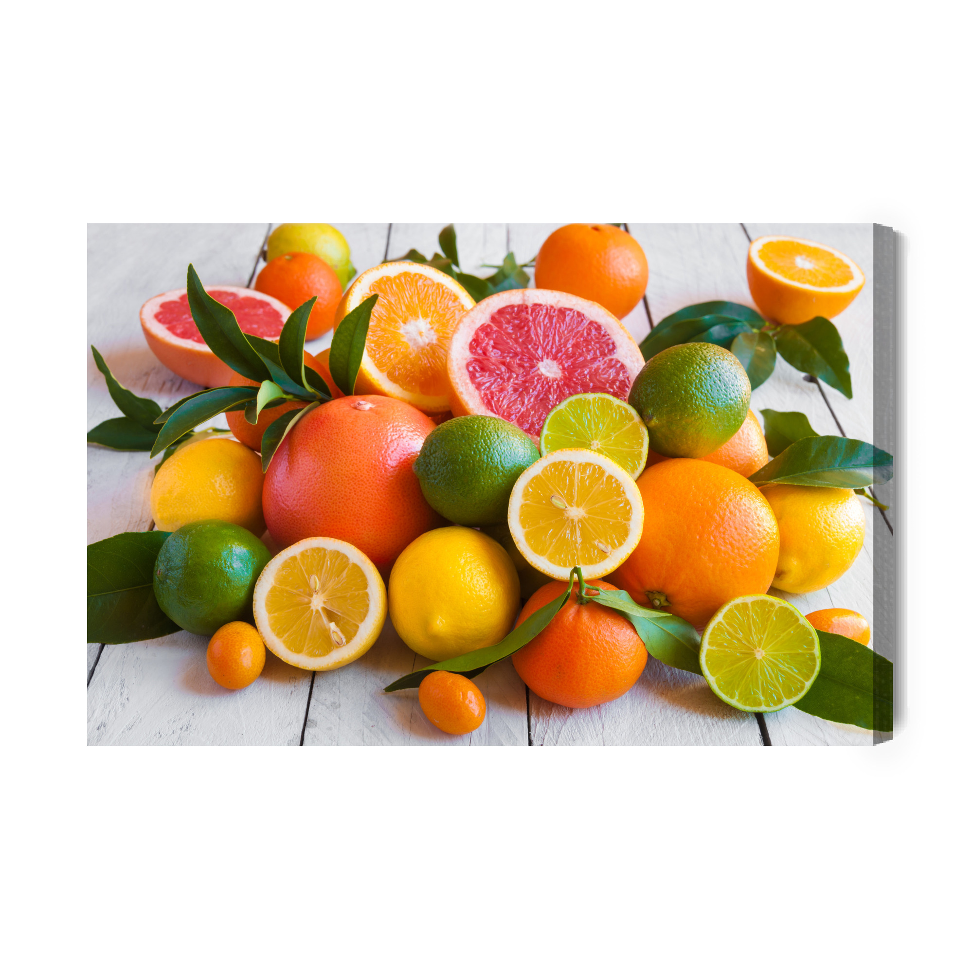 Leinwandbild Saftige Zitrusfrüchte