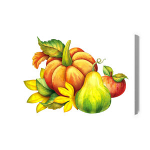 Leinwandbild Herbstgemüse