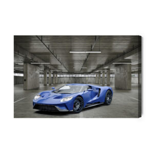 Leinwandbild Sportwagen In Der Garage