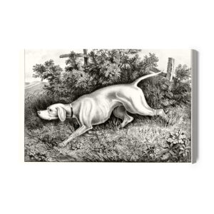 Leinwandbild Jagdhund