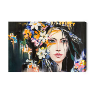 Leinwandbild Porträt Einer Dryade