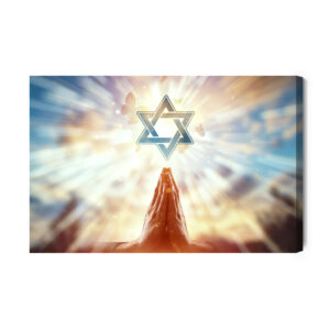 Leinwandbild Davidstern
